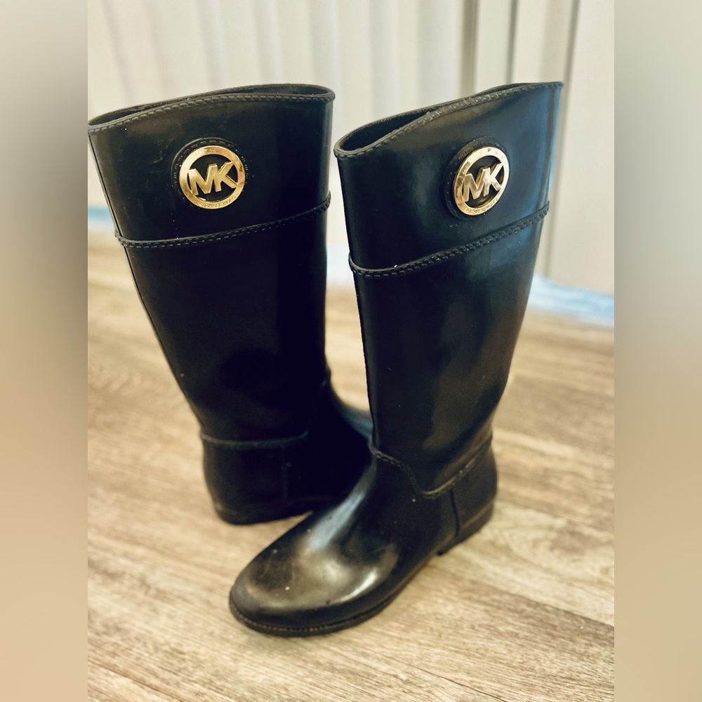 Michael Kors Black tall Rainboots